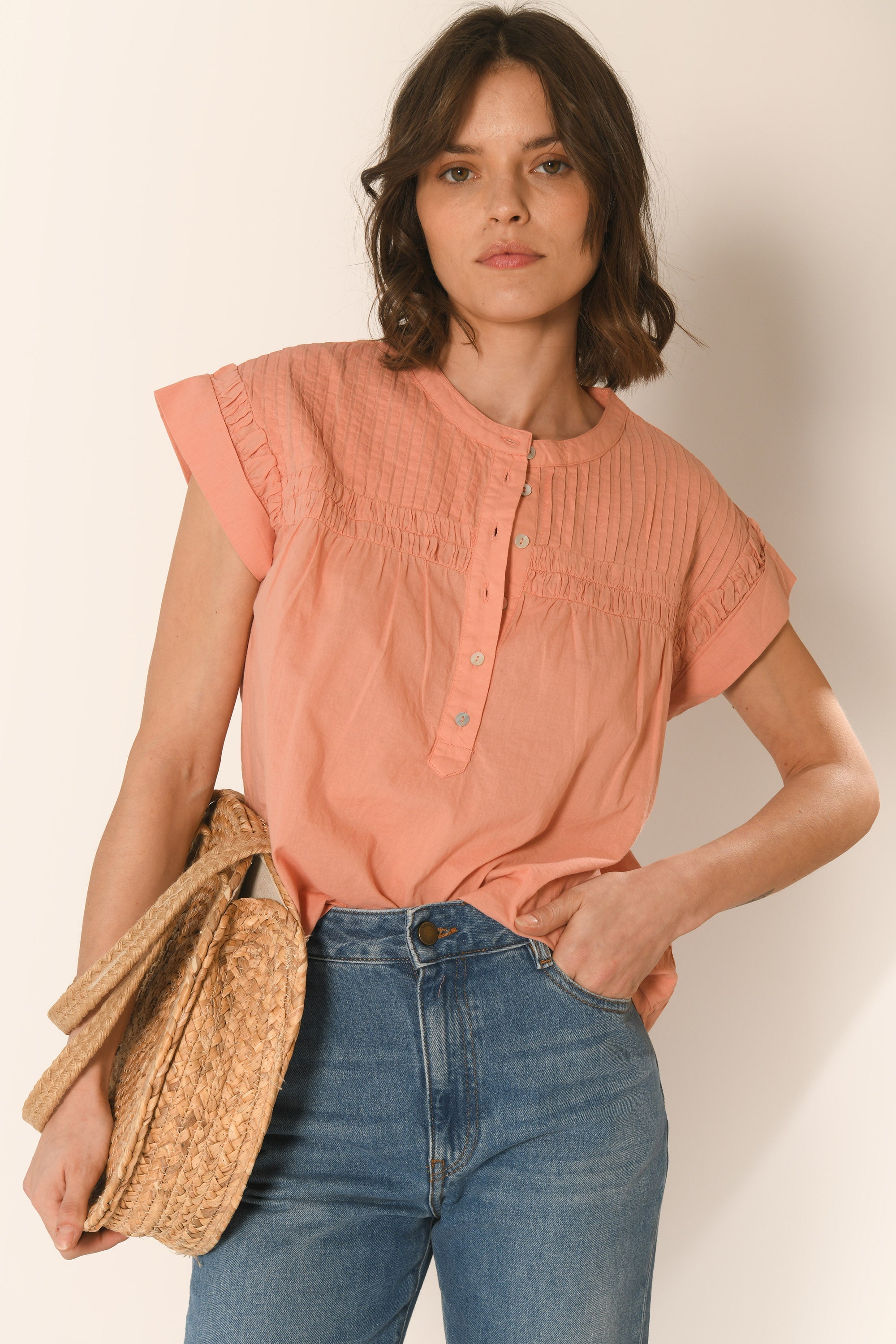 BLOUSE - TERRACOTTA - ARCHIE