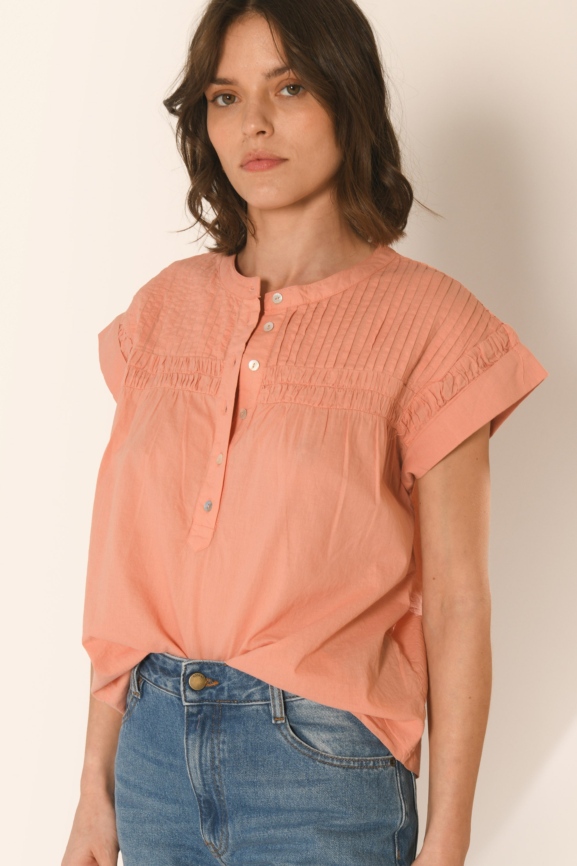 BLOUSE - TERRACOTTA - ARCHIE
