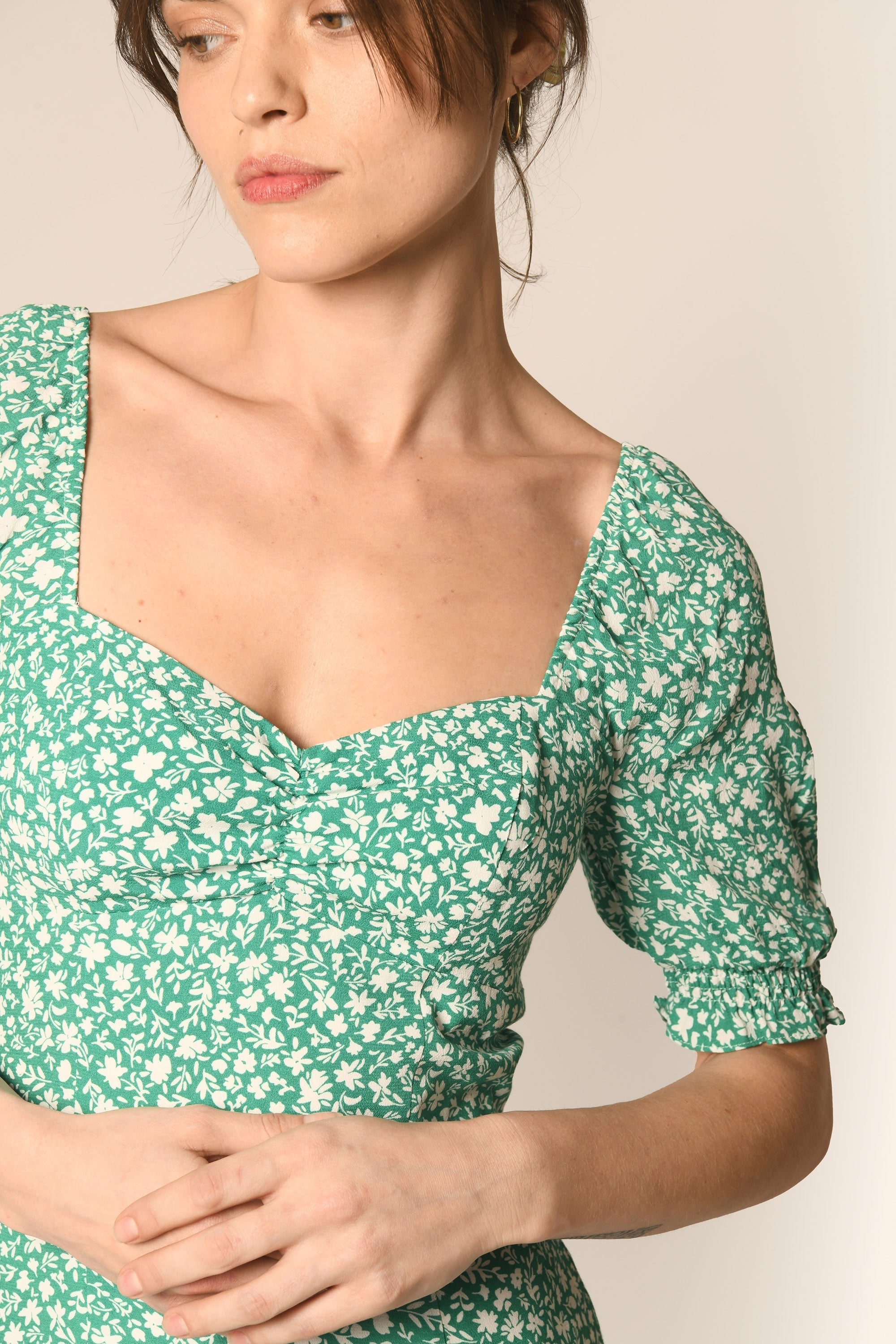 ROBE LIBERTY - VERT - AURELE