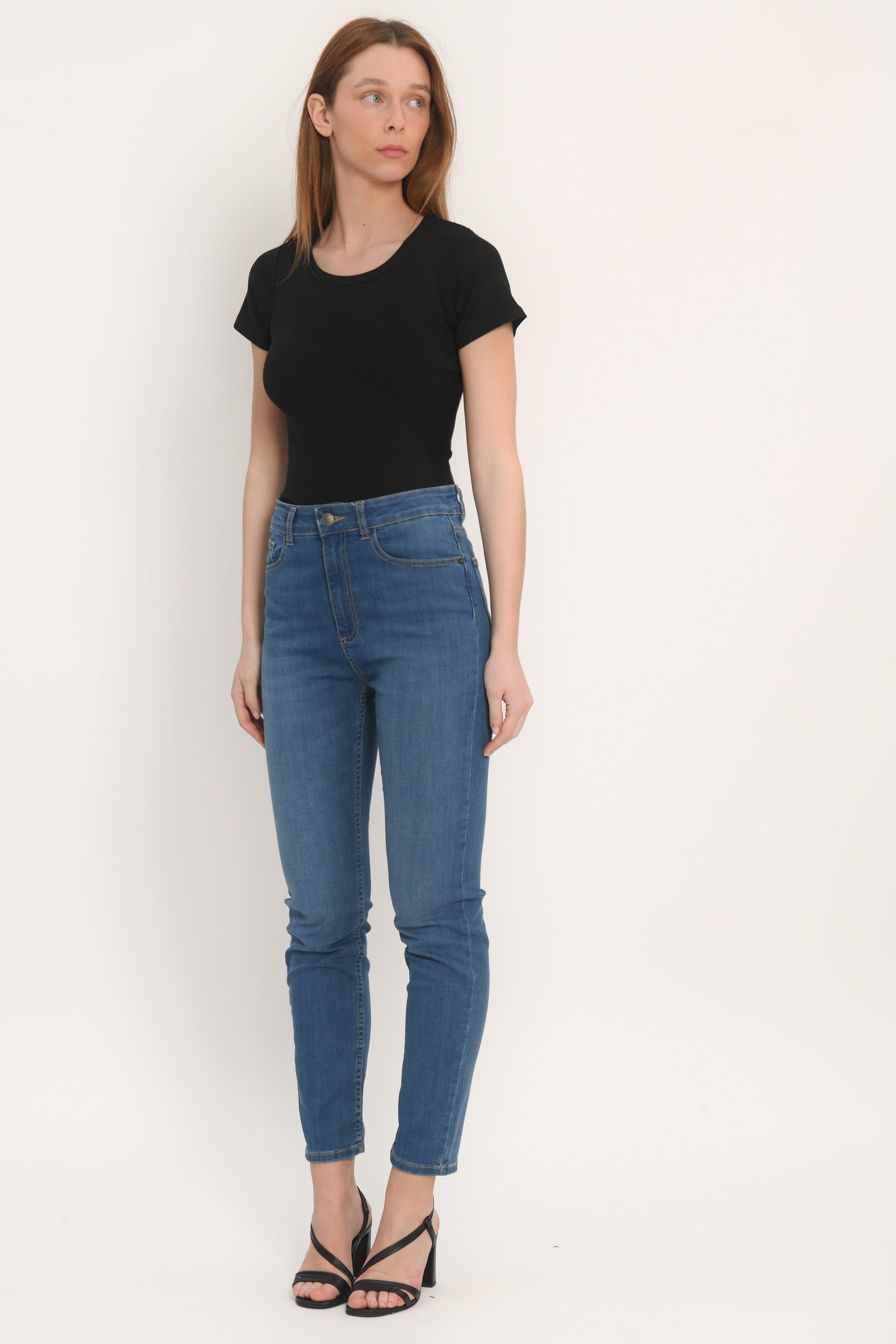 TEE SHIRT MANCHES COURTES - JENNY - NOIR