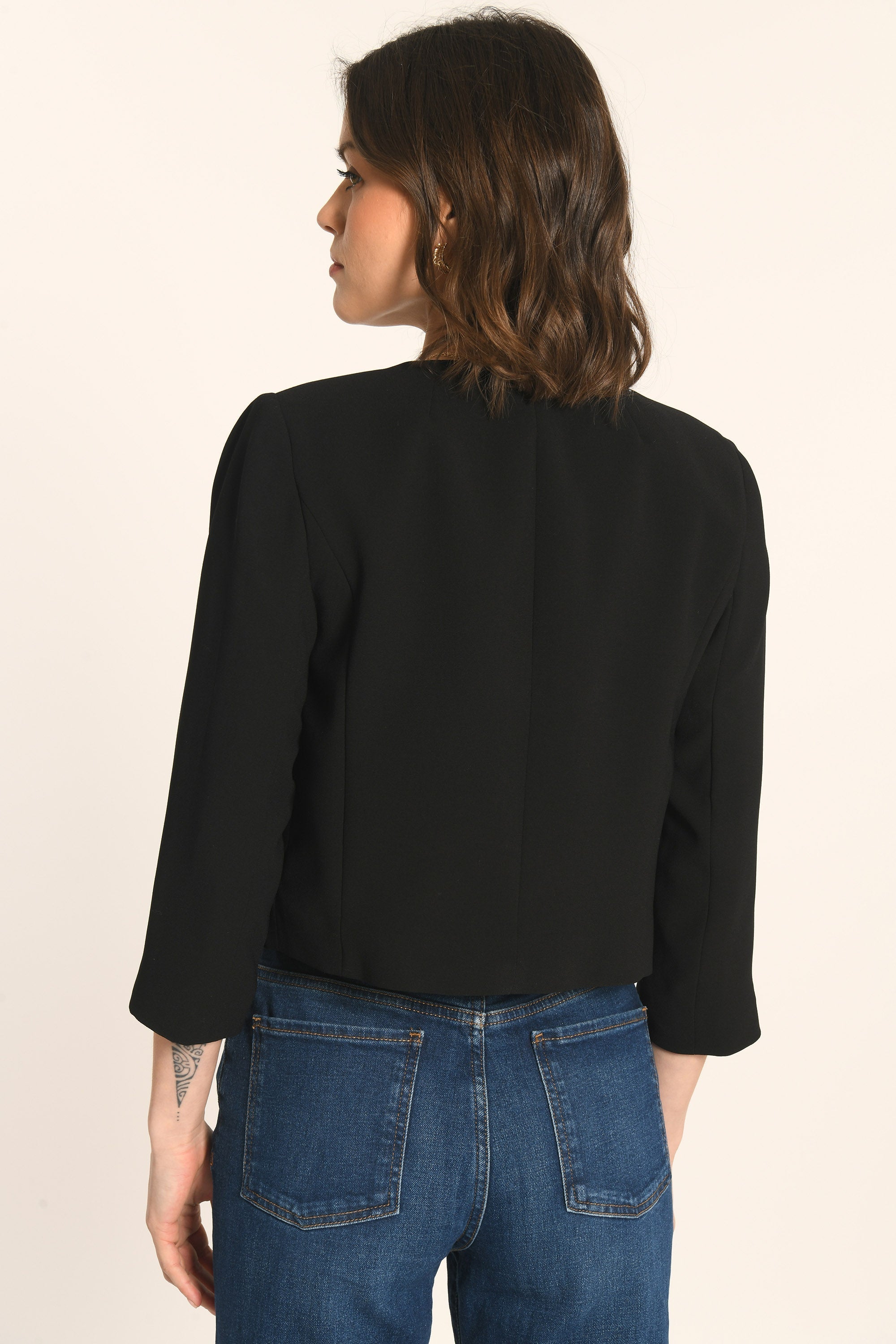 VESTE COURTE - NOIR - JACQUELINE